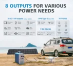 BLUETTI PowerOak EB240 Portable Power Station | 1000W, 2400Wh - Image 3