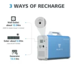 BLUETTI PowerOak EB240 Portable Power Station | 1000W, 2400Wh - Image 4