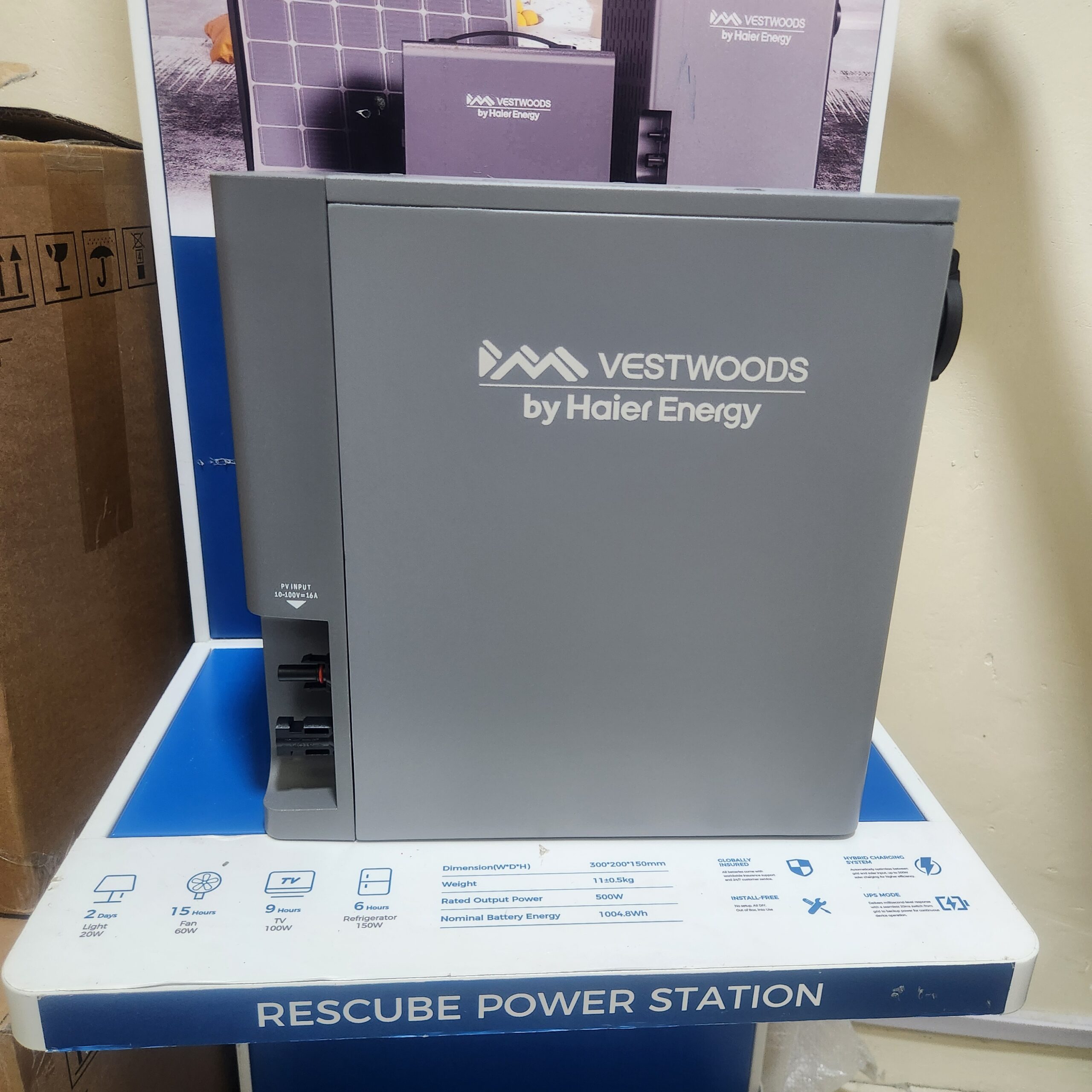 20260814_164409 Vestwoods 2kWh Portable Power Backup Station, 2009.6Wh – 1000W Inverter with MPPT | Nairobi Kenya - Image 1
